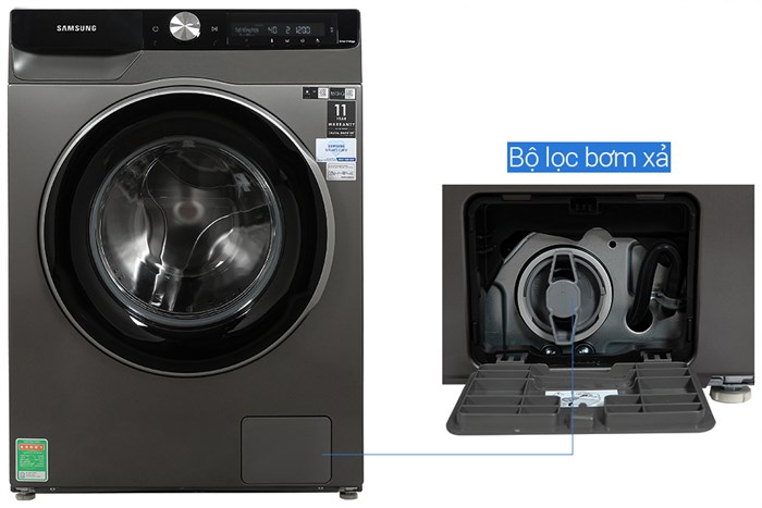 Máy Giặt Samsung AI Inverter 10kg WW10T634DLX/SV